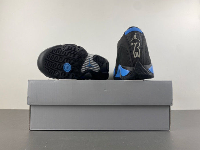 Air Jordan 14 “Black/University Blue” 487471-007