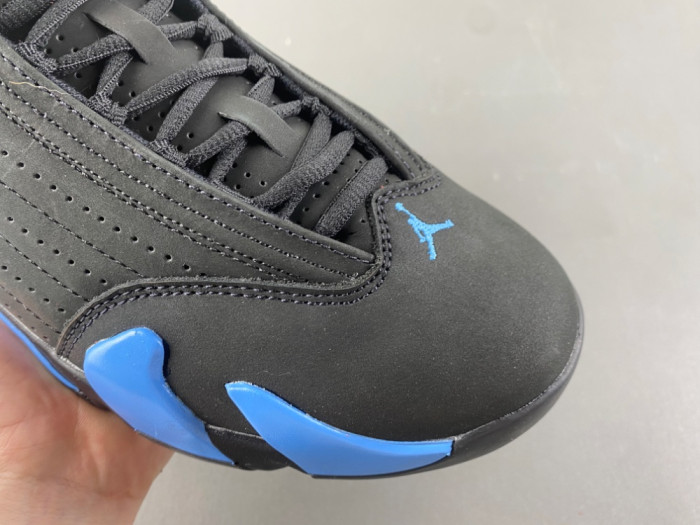Air Jordan 14 “Black/University Blue” 487471-007