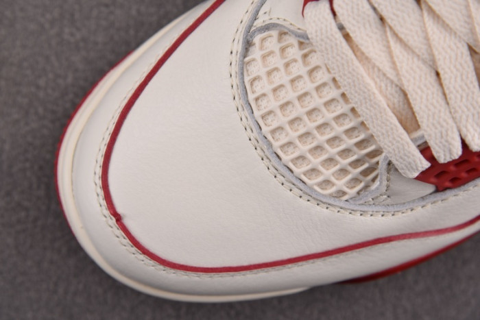Air Jordan 4 Retro Pale Ivory Sierra Red (Women