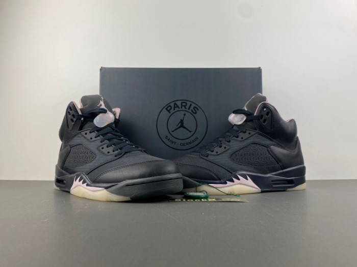 Air Jordan 5 Retro PSG Paris Saint-Germain Off Noir HQ3004-001